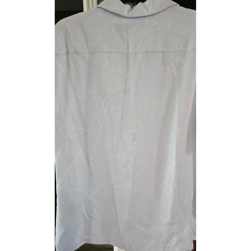 NWT Theory Irving Blokecore Men Large Skylight Multi Sketch Floral Lyocell Shirt - Picture 6 of 9